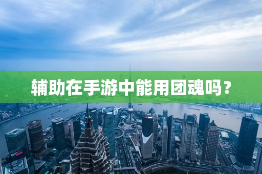 辅助在手游中能用团魂吗？