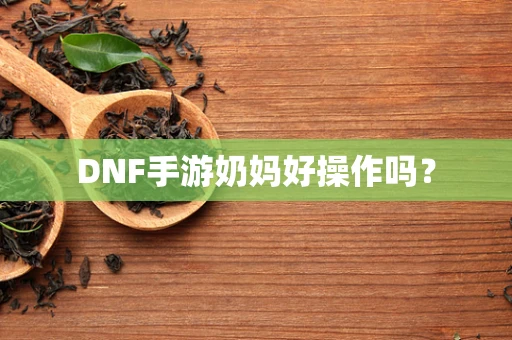 DNF手游奶妈好操作吗？