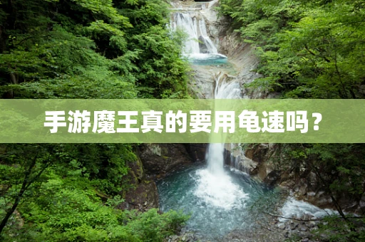 手游魔王真的要用龟速吗？
