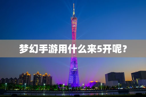 梦幻手游用什么来5开呢？