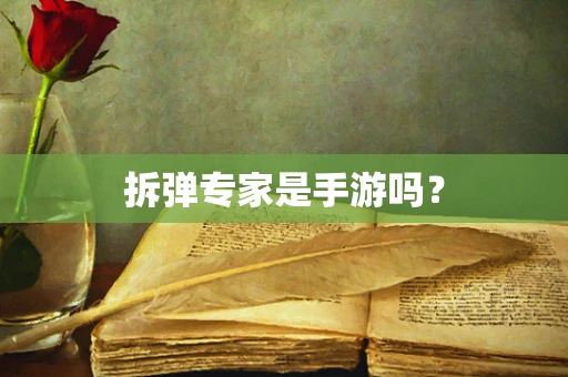 拆弹专家是手游吗？