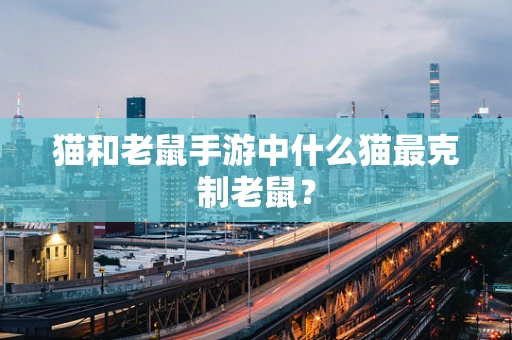 猫和老鼠手游中什么猫最克制老鼠？
