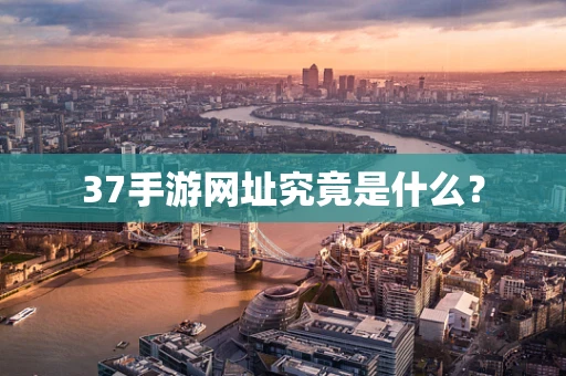 37手游网址究竟是什么？