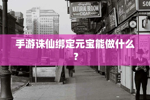 手游诛仙绑定元宝能做什么？