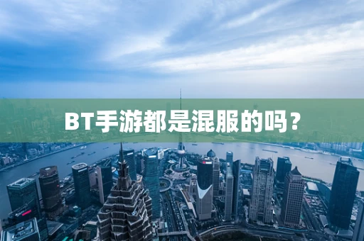 BT手游都是混服的吗？