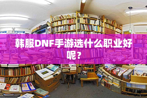 韩服DNF手游选什么职业好呢？