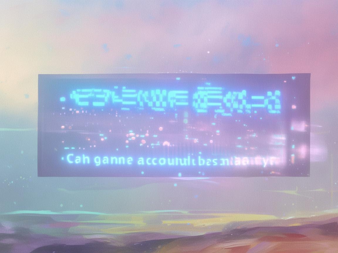 手游账号可以改吗？